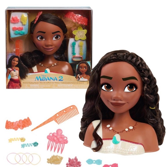 Other - Moana 14 PC Styling Head- Some Damage To Box NEW🤎